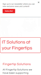 Mobile Screenshot of fingertip-solutions.co.uk